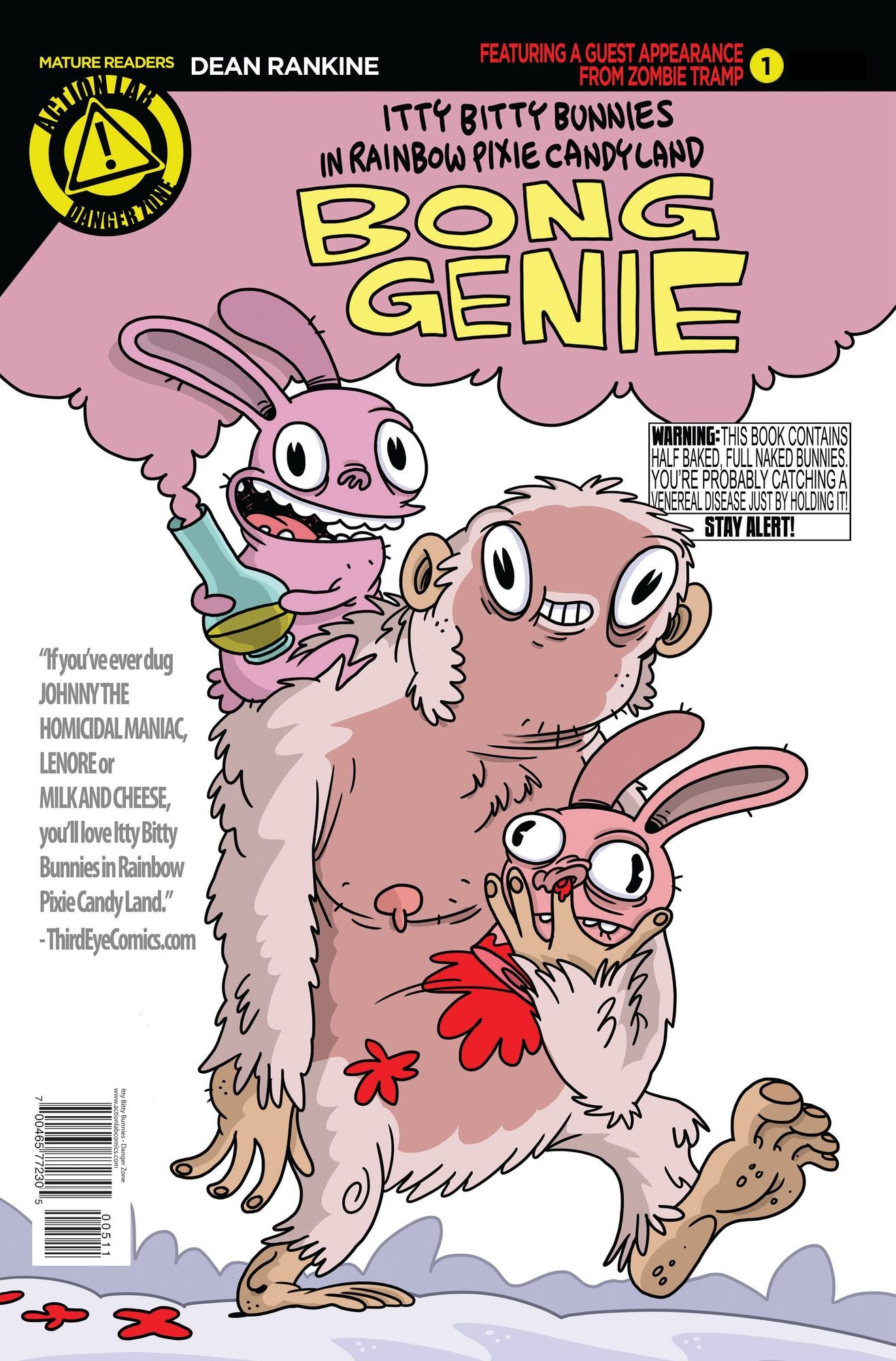 Itty Bitty Bunnies in Rainbow Pixie Candy Land: Bong Genie #nn