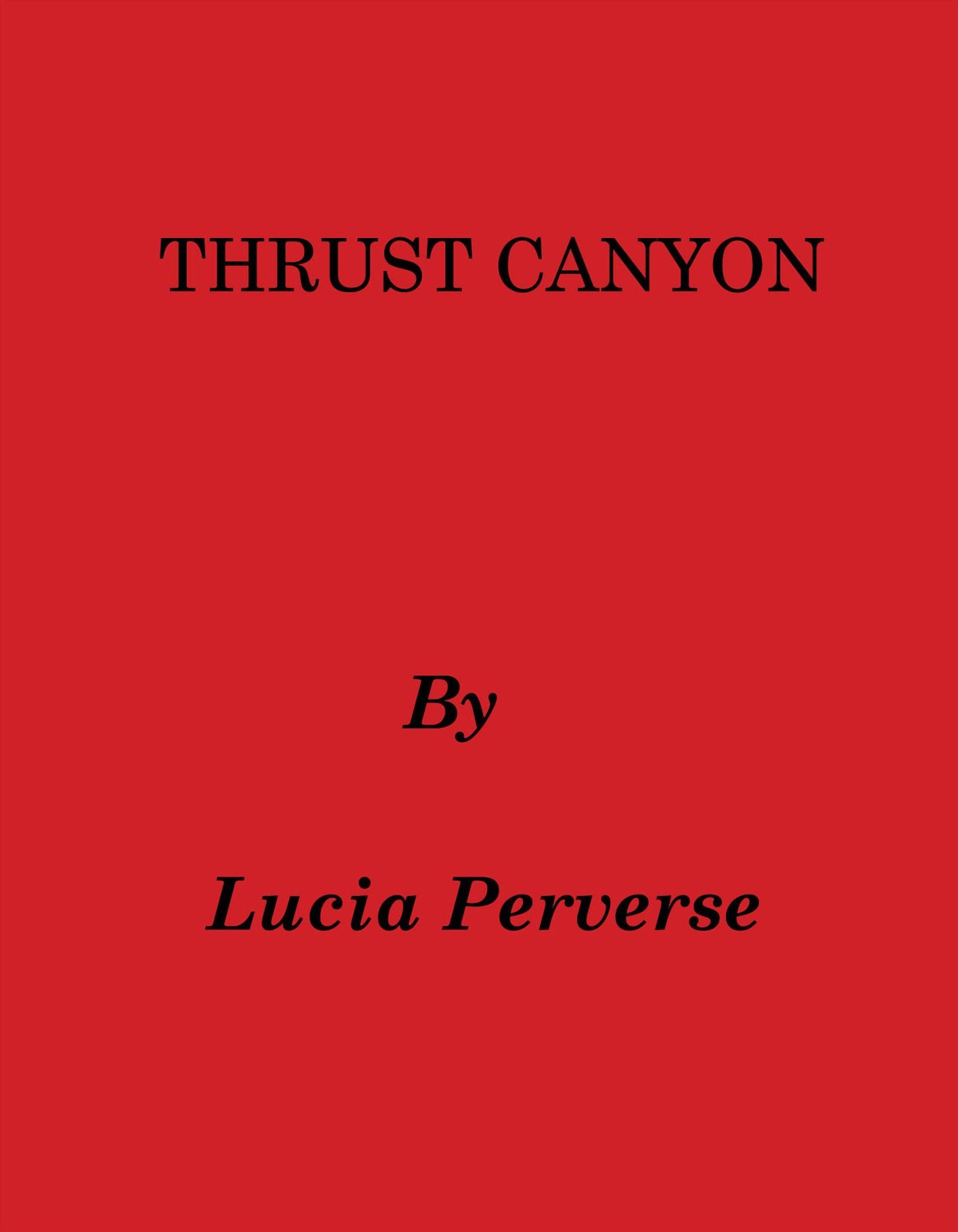 Thrust Canyon