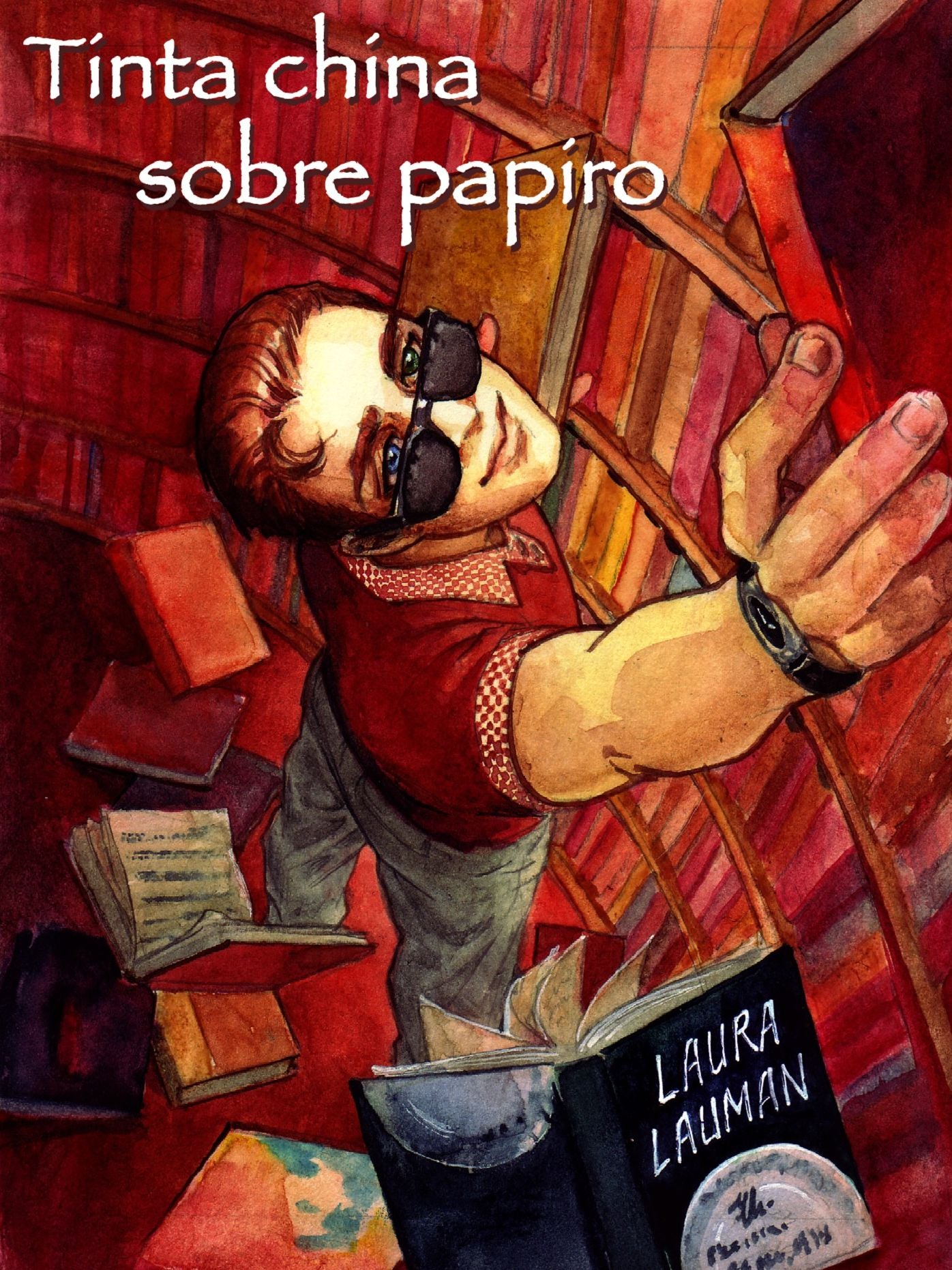 Tinta china sobre papiro
