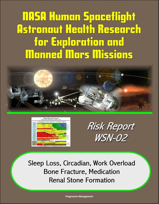NASA Human Spaceflight Astronaut Health Research for Exploration and Manned Mars Missions, Risk Report WSN-02, Sleep Loss, Circadian, Work Overload, Bone Fracture, Medication, Renal Stone Formation