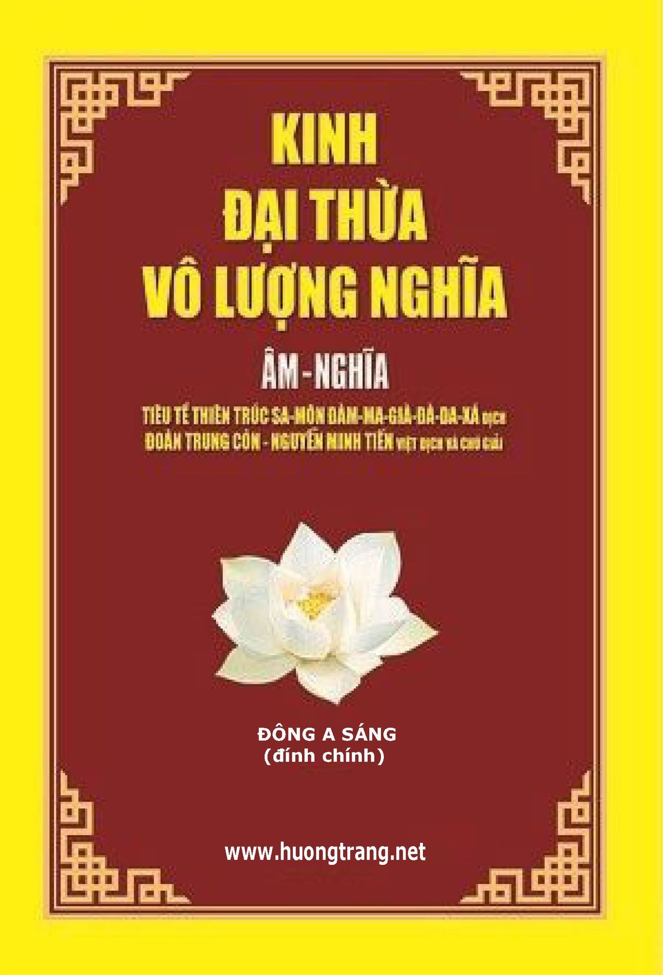 Kinh Dai thua Vo Luong nghia.