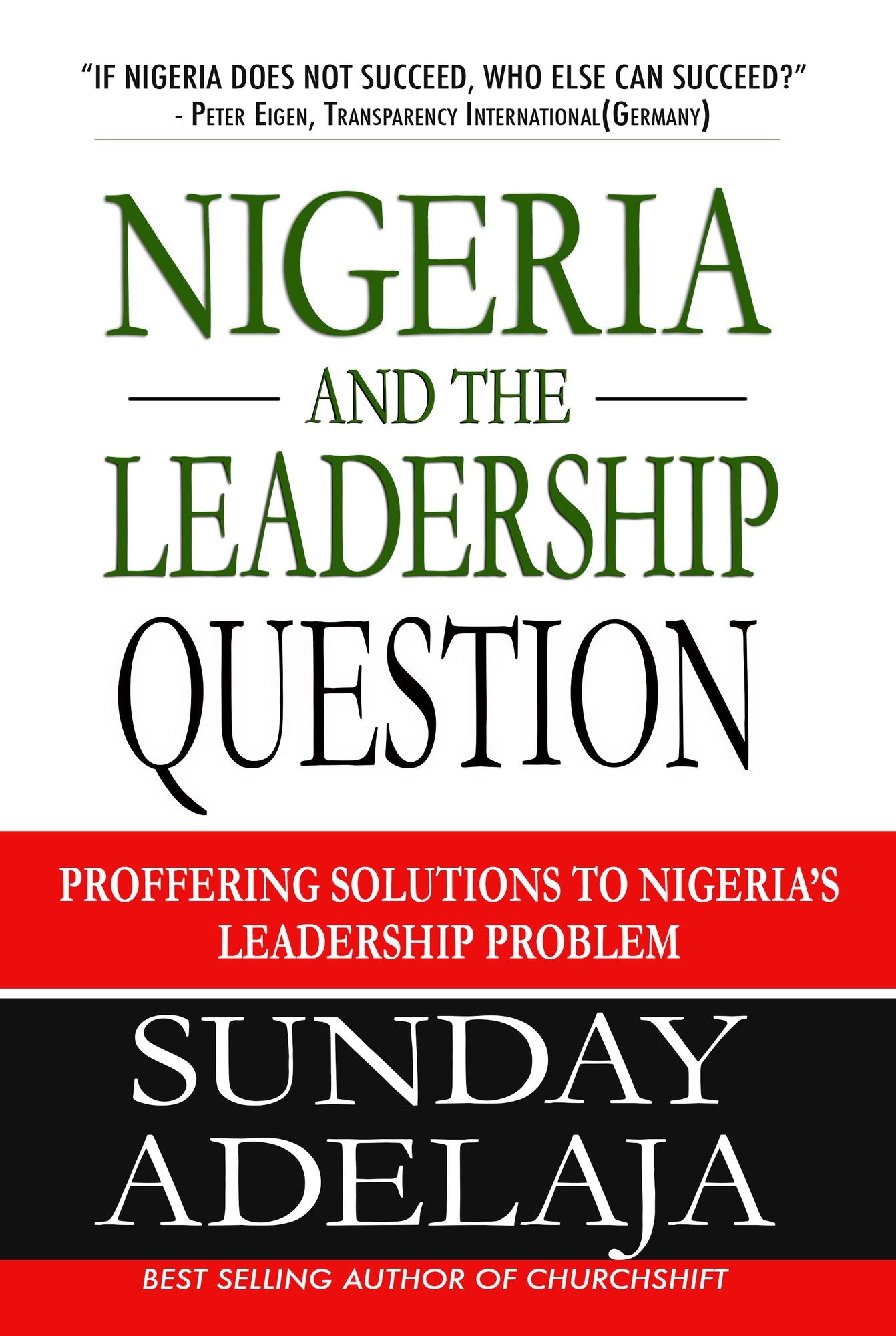 Nigeria and the Leadership Question