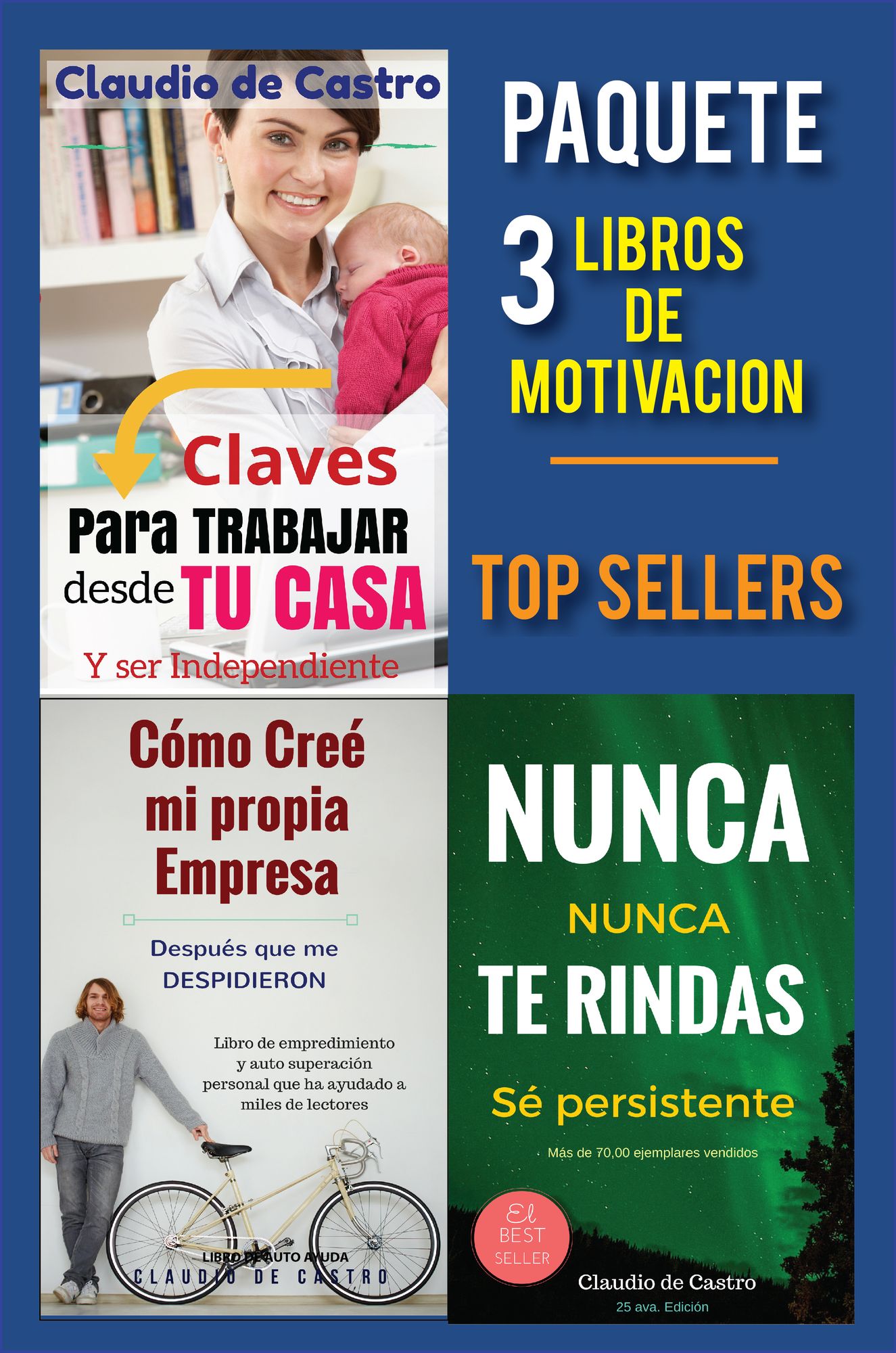 Paquete 3 Libros de Motivación: Top Sellers