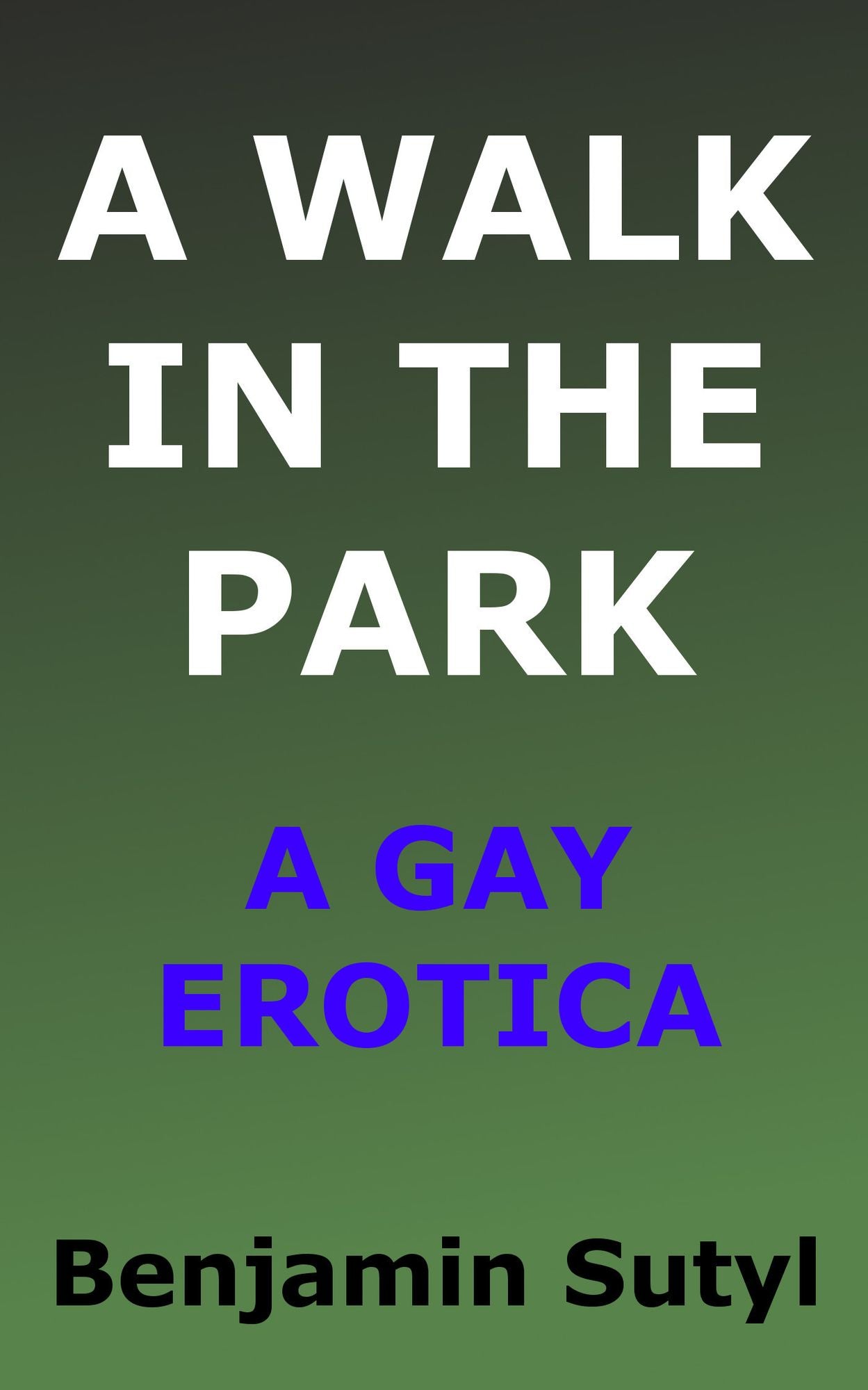A Walk in the Park (A Gay Erotica)