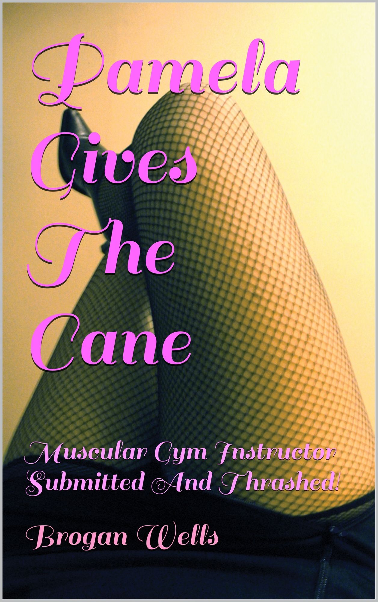 Pamela Gives The Cane: Muscular Gym Instructor Submitted And Thrashed