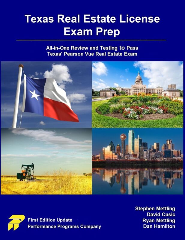 Texas Real Estate License Exam Prep: All-in-One Review and Testing to Pass Texas' Pearson Vue Real Estate Exam