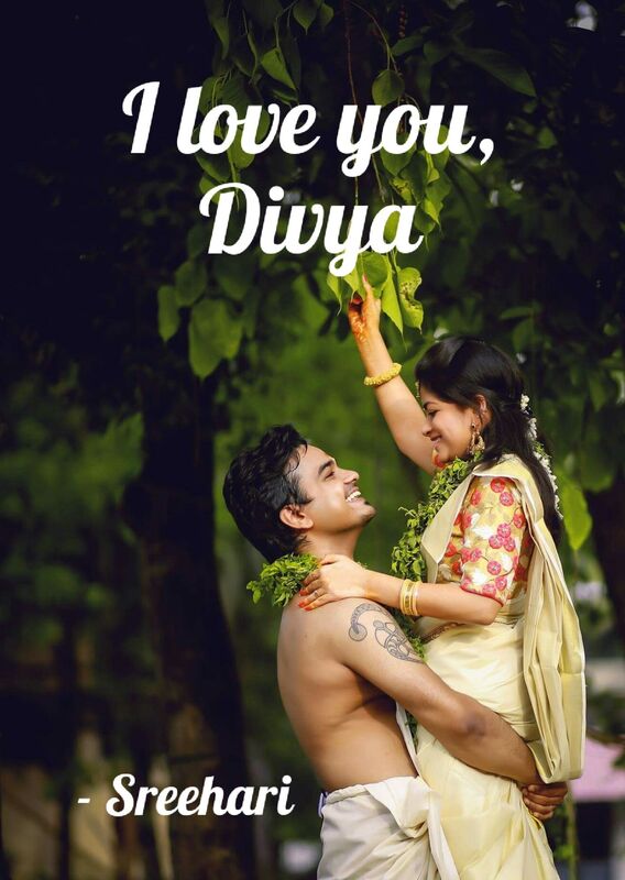 I love you Divya