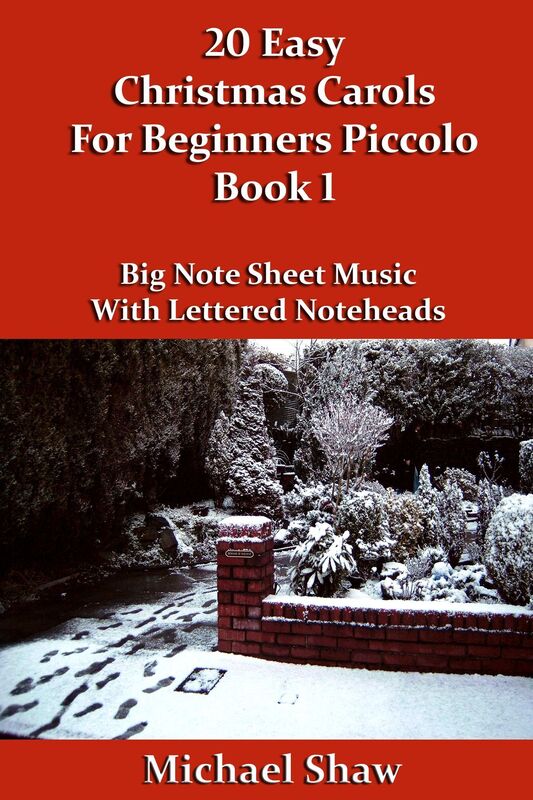 20 Easy Christmas Carols For Beginners Piccolo: Book 1