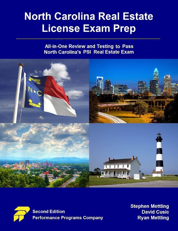 North Carolina Real Estate License Exam Prep: All-in-One Review and Testing To Pass North Carolina's PSI Real Estate Exam
