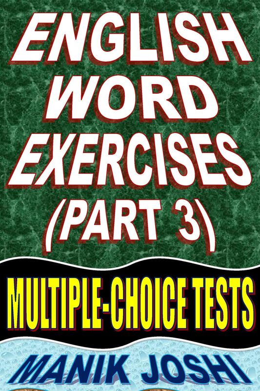 English Word Exercises (Part 3): Multiple-choice Tests