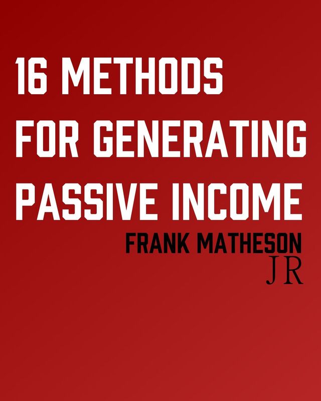 16 Methods for Generating Passive Income