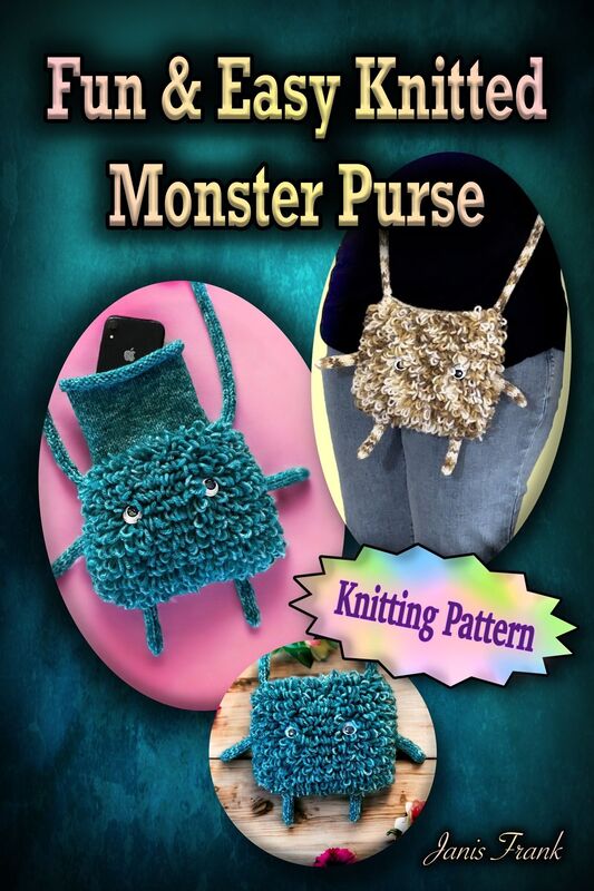 Fun and Easy Knitted Monster Purse