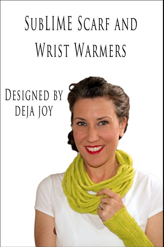 SubLIME Scarf and Wrist Warmers