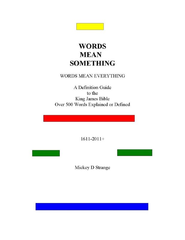 Words Mean Something Words Mean Everything