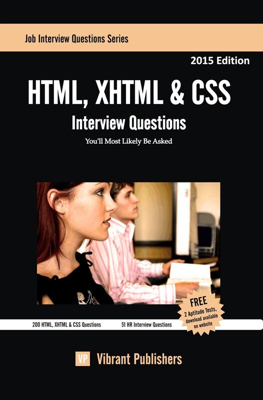 HTML, XHTML & CSS Interview Questions You'll Most Likely Be Asked