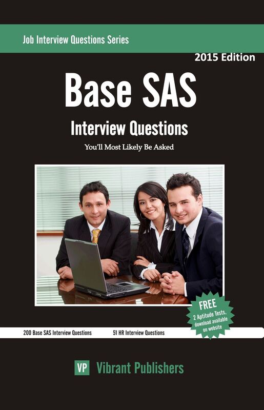 Base SAS Interview Questions You'll Most Likely Be Asked