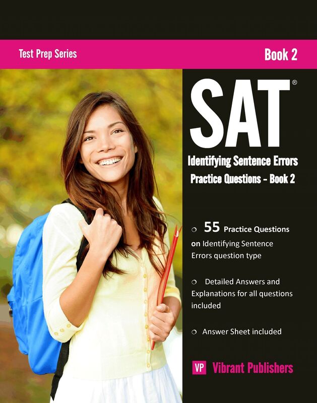 SAT Writing: Identifying Sentence Errors Practice Questions - Book 2
