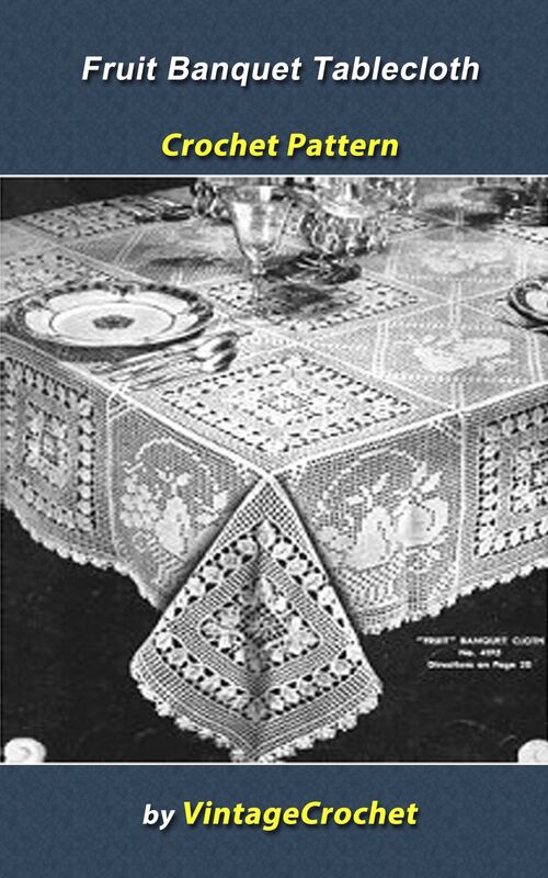 Fruit Banquet Tablecloth Crochet pattern