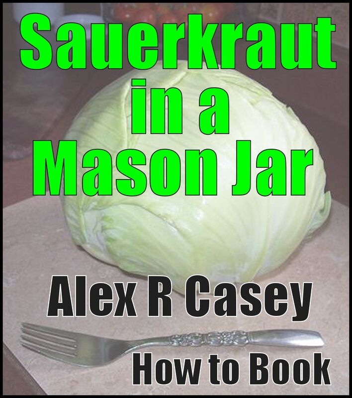 Sauerkraut In a Mason Jar