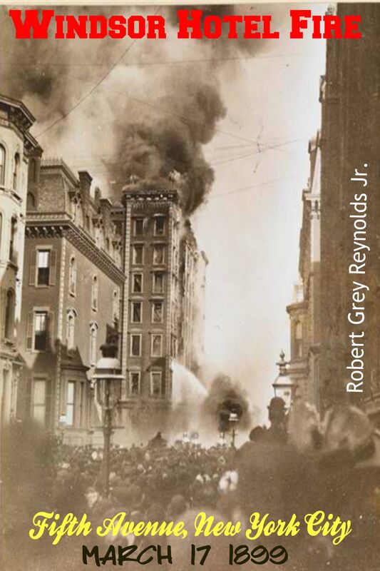 Hotel Windsor Fire Fifth Avenue, New York City March 17, 1899