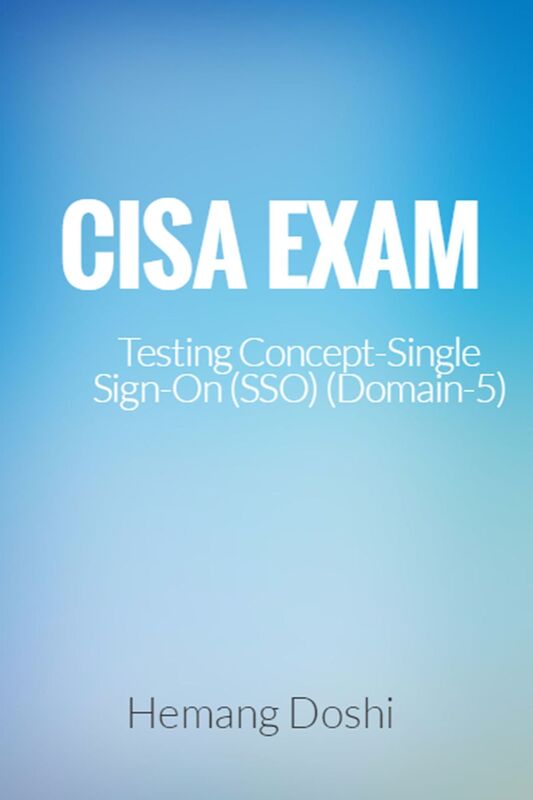 CISA-Testing Concept-Single Sign On (SSO) (Domain-5)