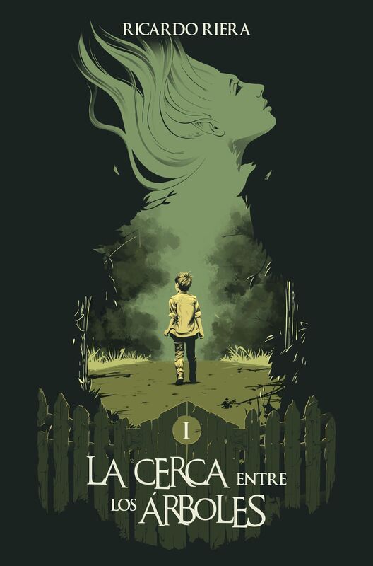 La cerca entre los árboles