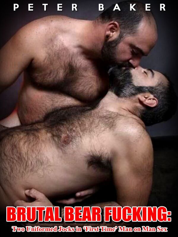 Brutal Bear Fucking: Two Uniformed Jocks in 'First Time' Man on Man Sex