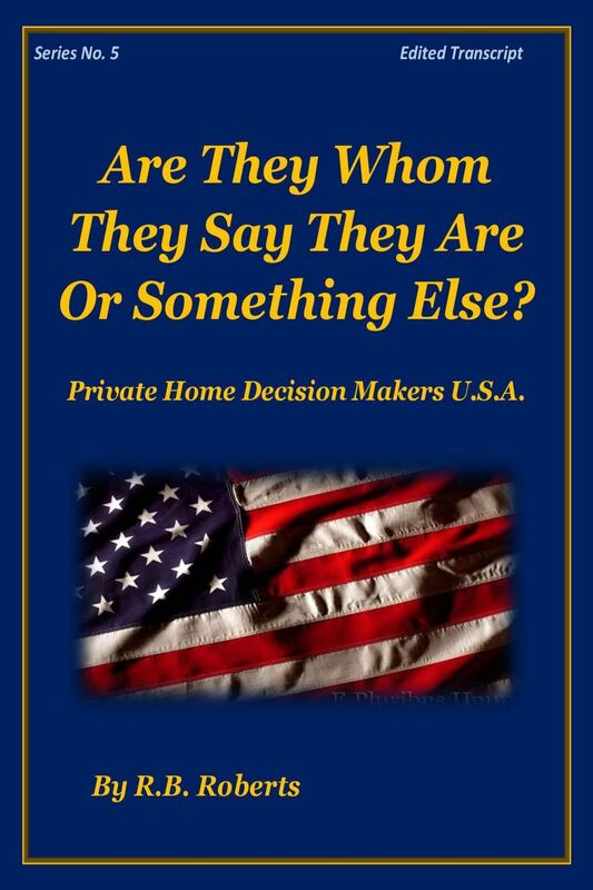 Are They Whom They Say They Are ...Or Something Else?! Series No. 5 [PHDMUSA]