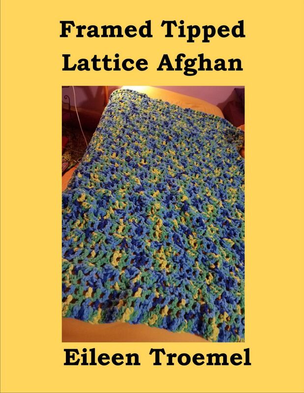 Framed Tipped Lattice Afghan