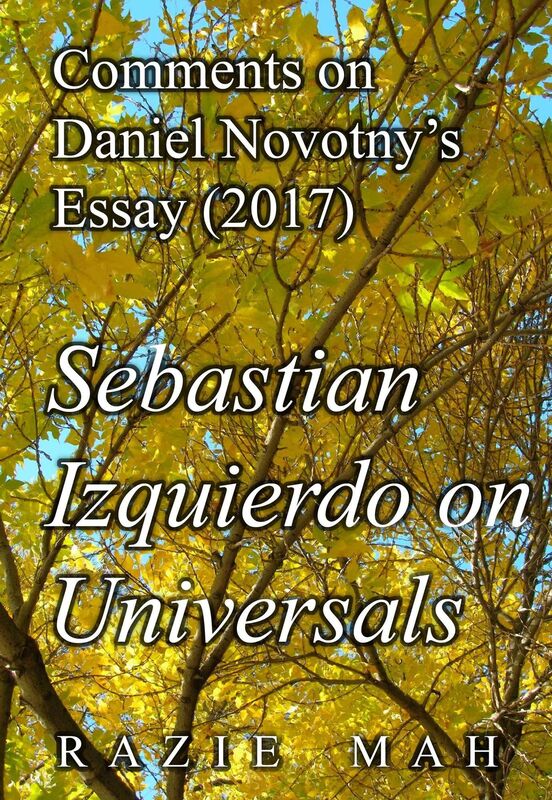 Comments on Daniel Novotny's Essay (2017) Izquierdo on Universals