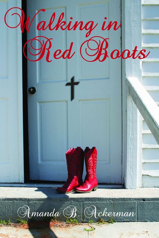 Walking in Red Boots