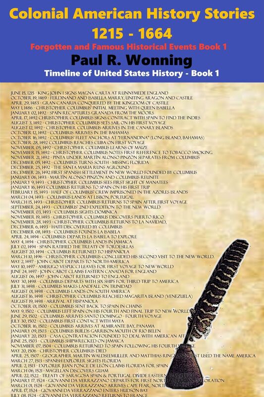 Colonial American History Stories: 1215 - 1664