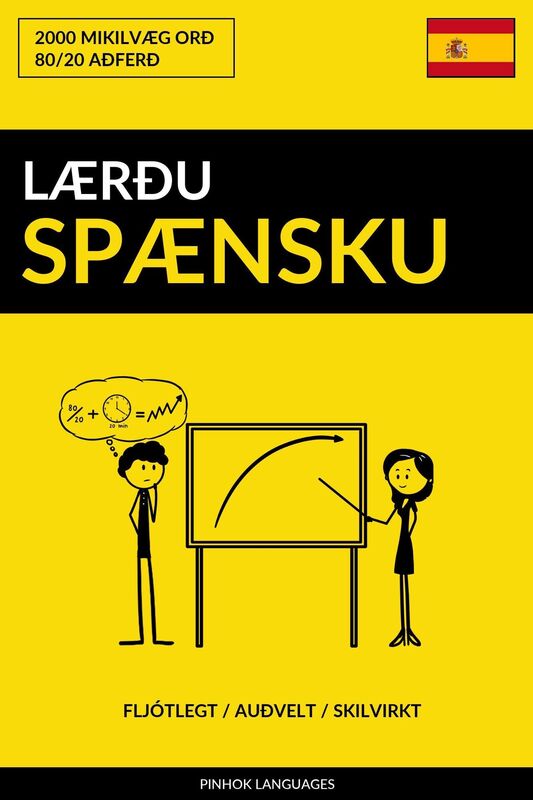 Lærðu Spænsku: Fljótlegt / Auðvelt / Skilvirkt: 2000 Mikilvæg Orð