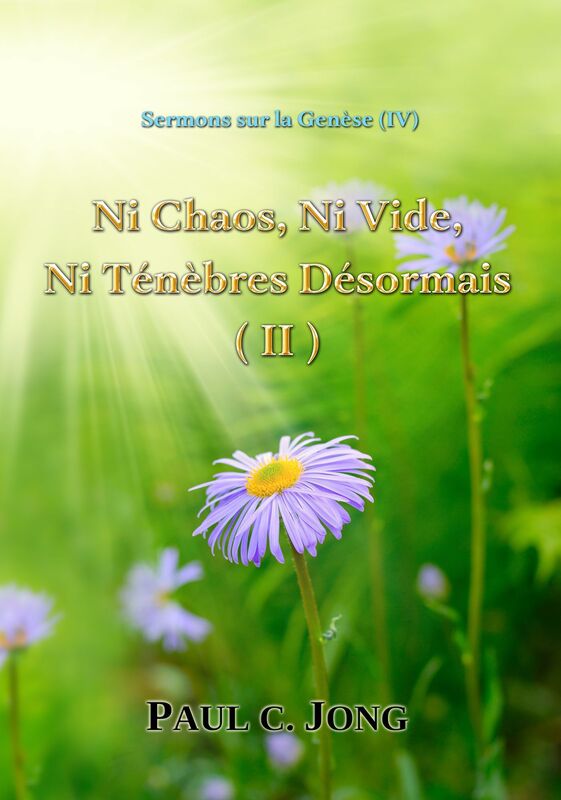 Sermons sur la Genèse (IV) - Ni Chaos, Ni Vide, Ni Ténèbres Désormais ( II )