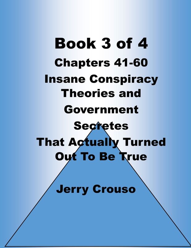 Book 3 of 4 Chapters 41-60 Insane Conspiracy Theories and Government Secretes That Actually Turned Out To Be True