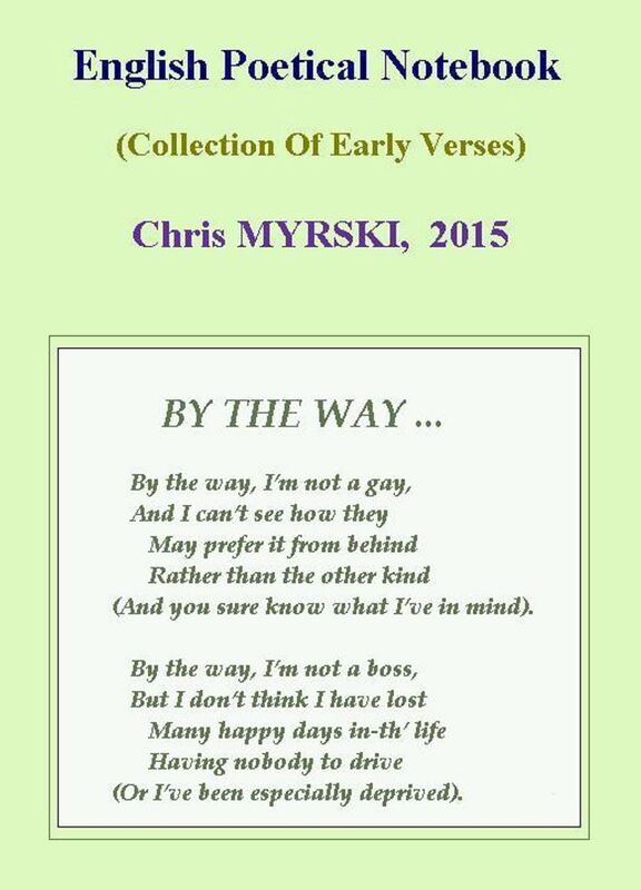 English Poetical Notebook (Collection Of Early Verses)