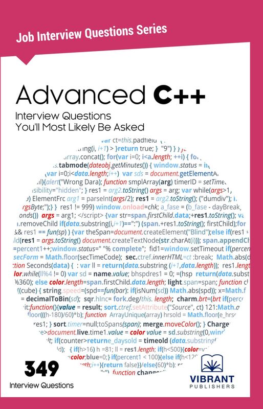 Advanced C++ Interview Questions You'll Most Likely Be Asked