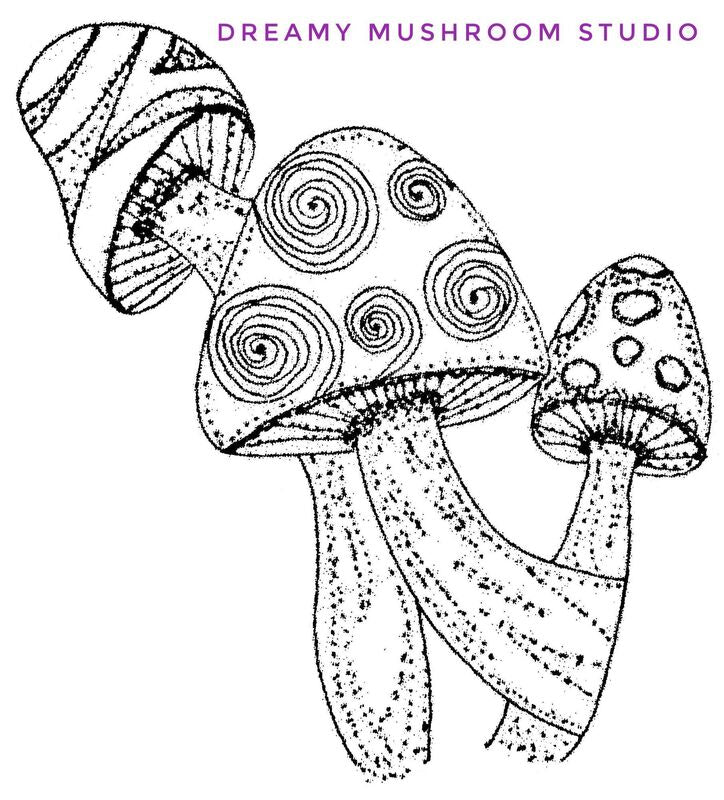 Dreamy Mushroom Studio Colouring Book #1: Collectors Edition