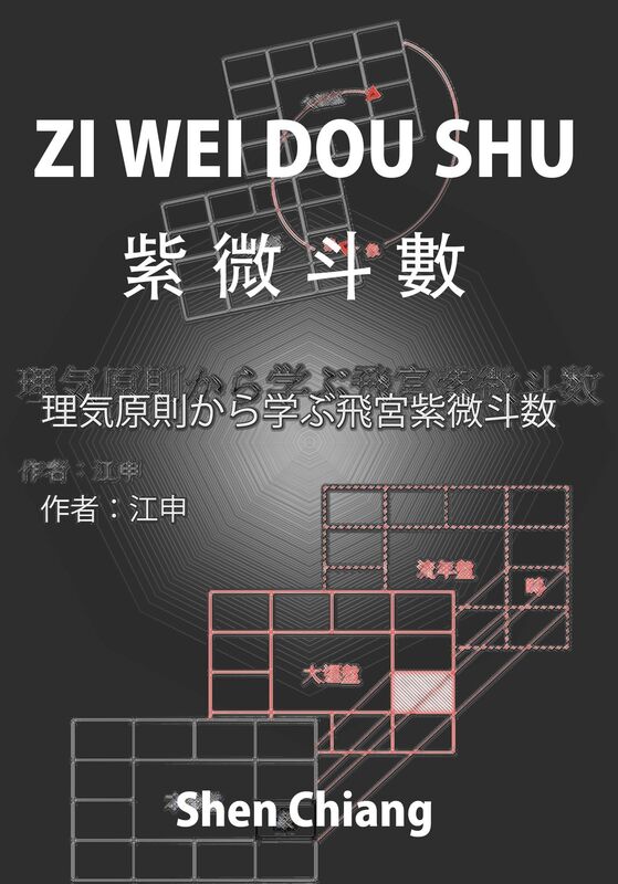 Chinese Astrology-Purple star divination, ZIWEIDOUSHU li qi yuan zekara xuebu fei gong ziwei dou shu-Japanese version ri benyu ban