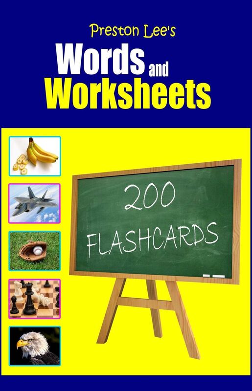 Preston Lee's Words and Worksheets: 200 FLASHCARDS