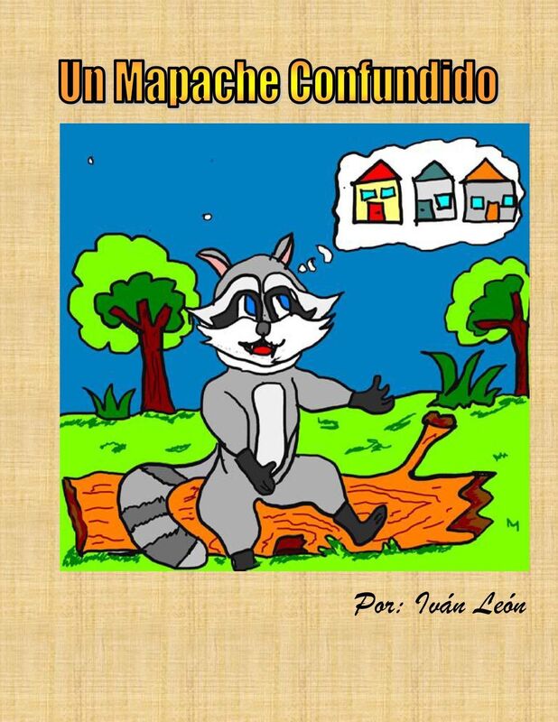 Un mapache confundido