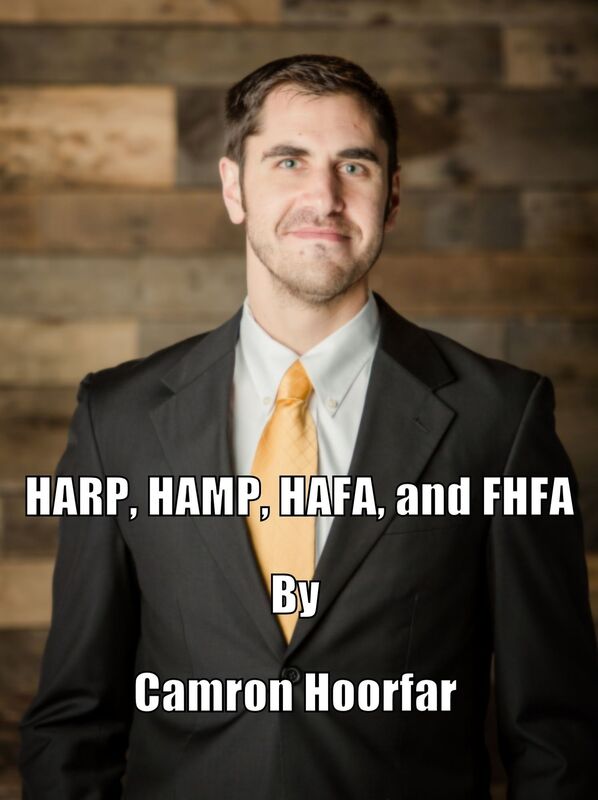 HARP, HAMP, HAFA, and FHFA