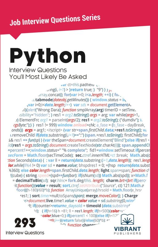 Python Interview Questions You'll Most Likely Be Asked