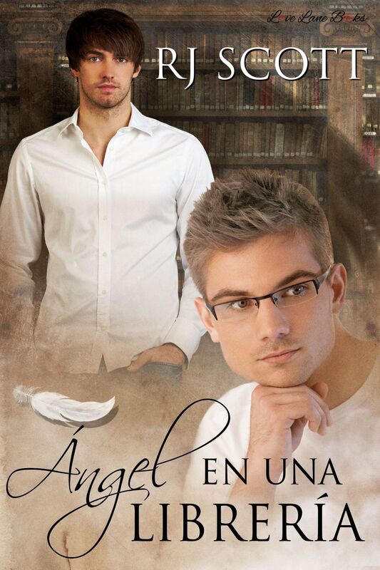 Ángel en una librería