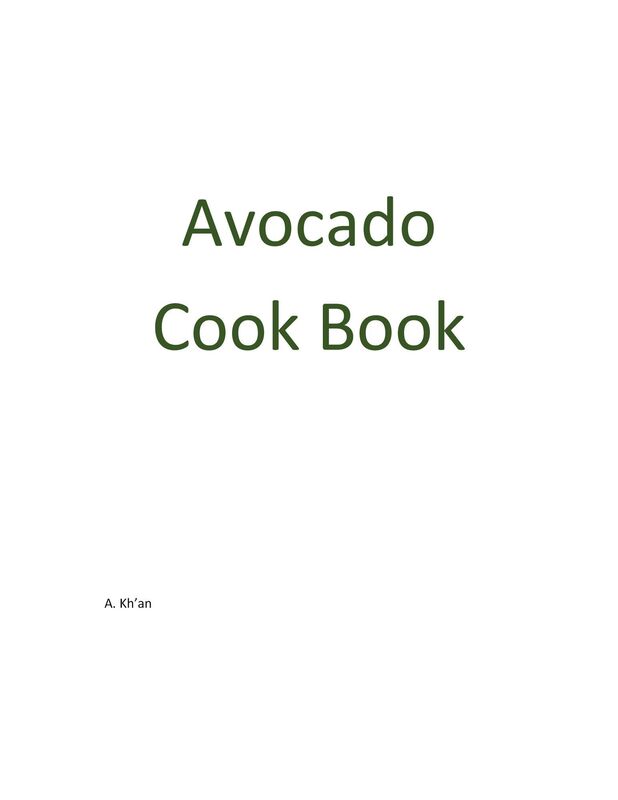 Avocado Cook Book
