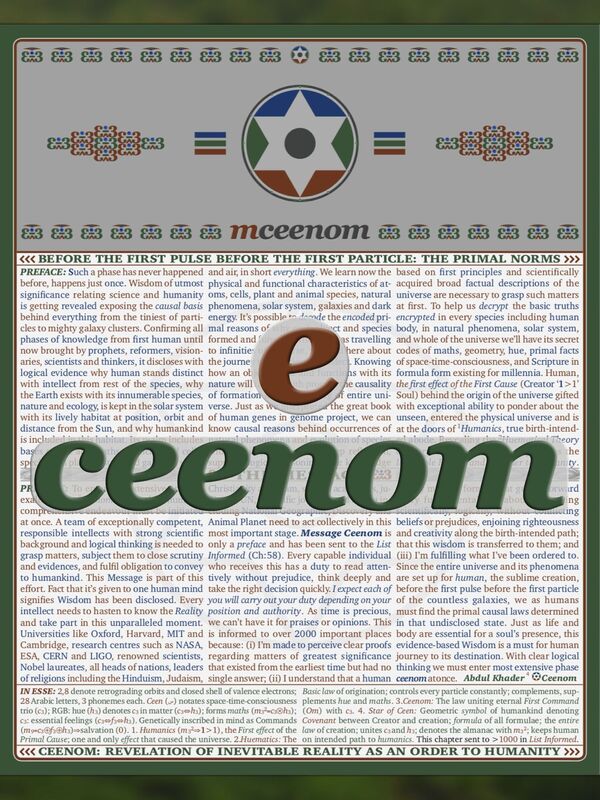 Ceenom: The Message