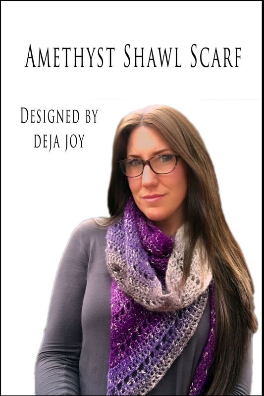Amethyst Shawl Scarf