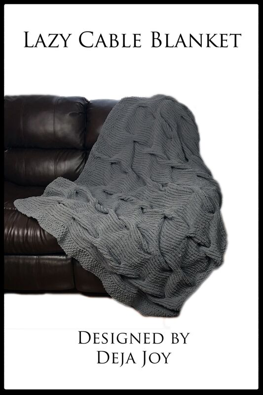 Lazy Cable Blanket