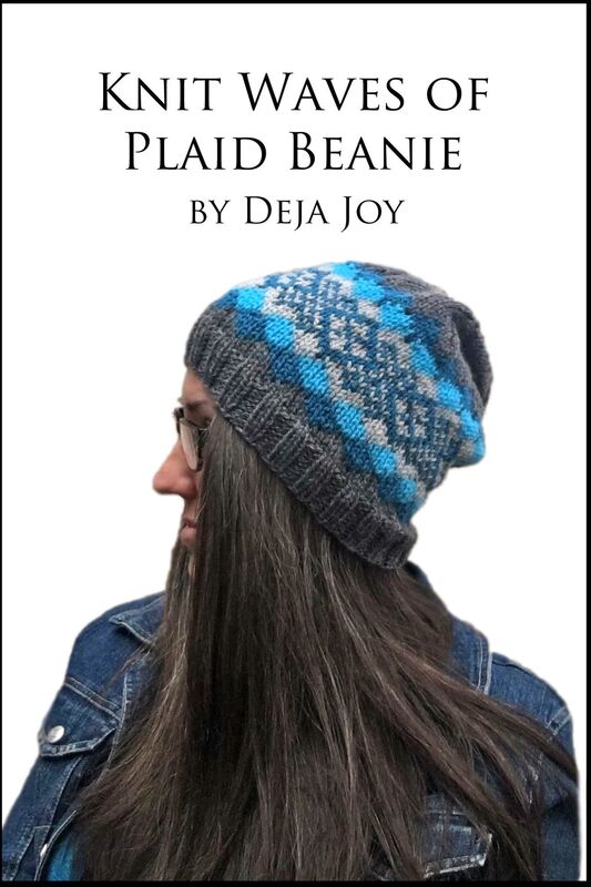 Knit Waves of Plaid Beanie