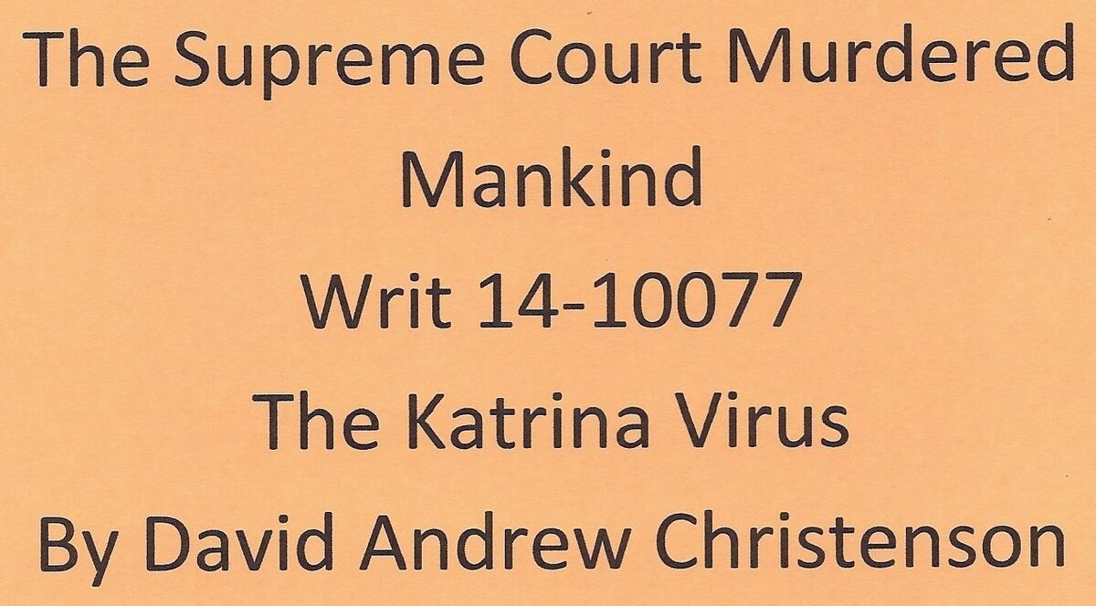 The Supreme Court Murdered Mankind